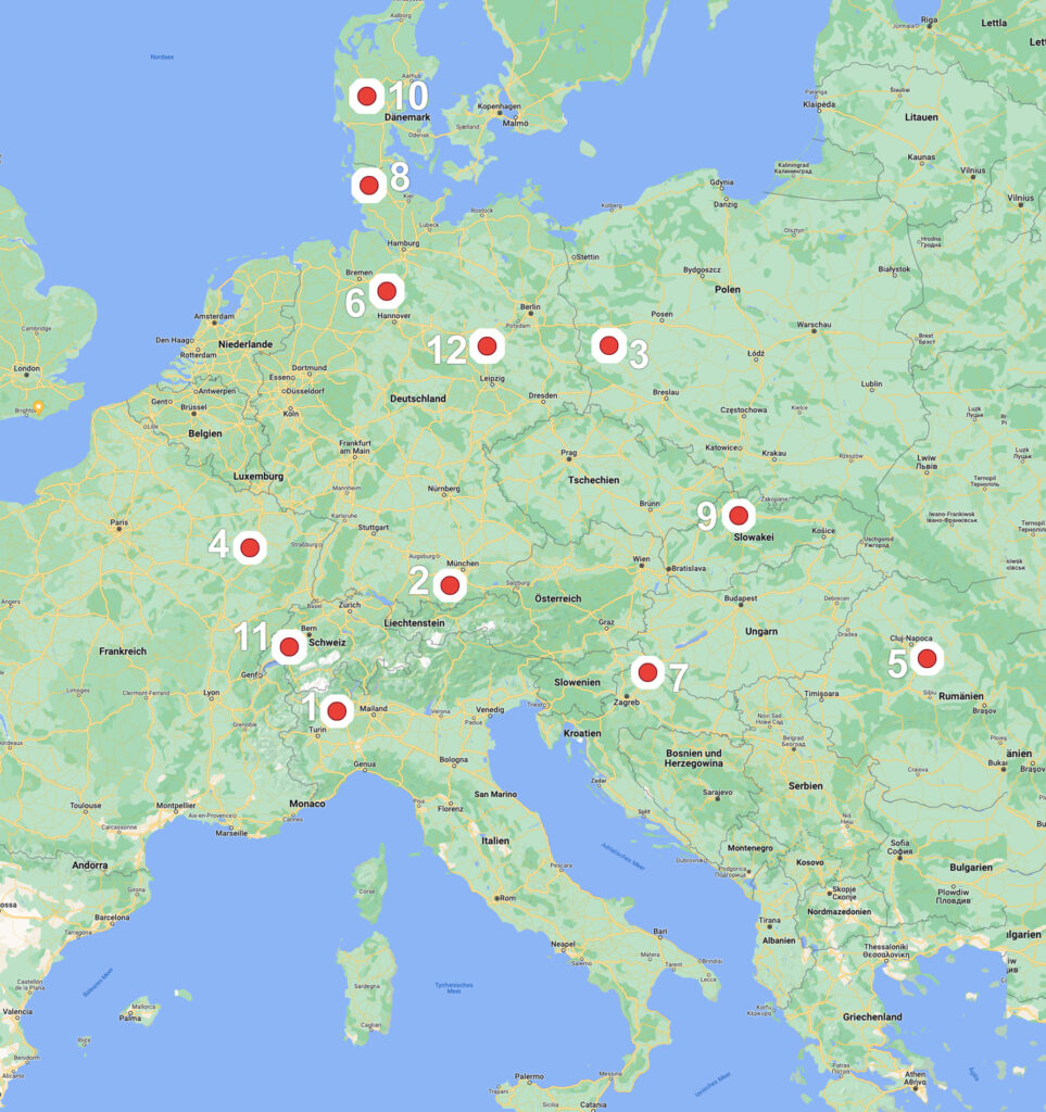 F3K Eurotour competitions 2025